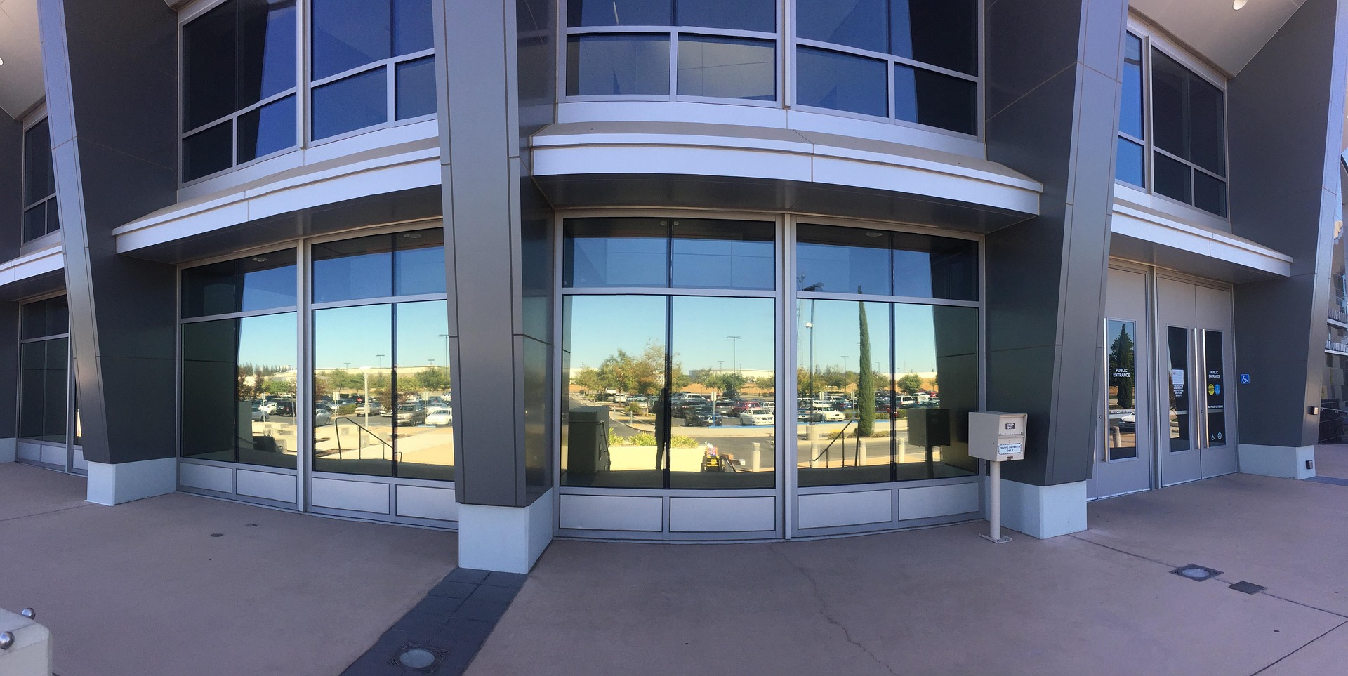 Commercial Building Window Tinting